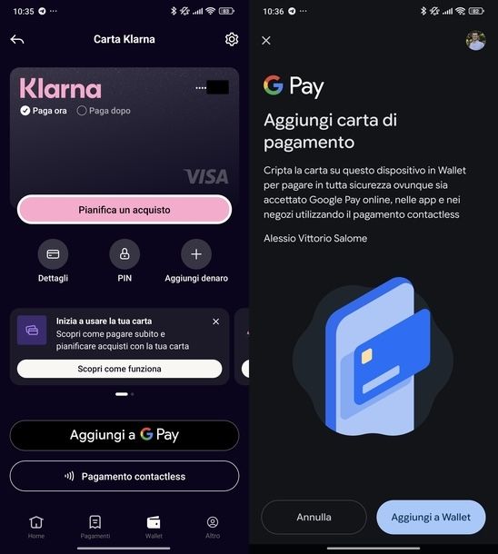 Attivare Carta Klarna
