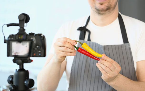 Fotocamera per vlogging