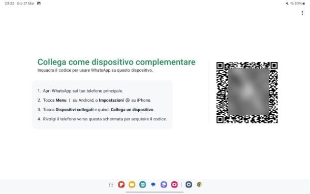 Installare WhatsApp su tablet Samsung