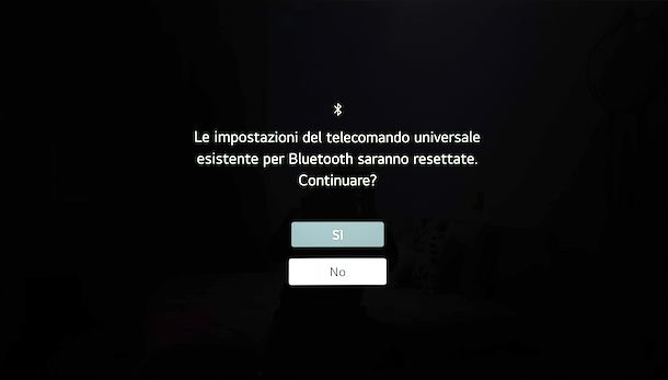 Resettare telecomando LG Smart TV per altri dispositivi