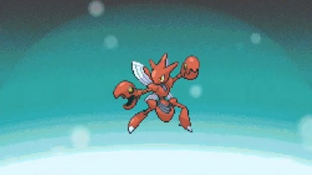 Scyther in Scizor Pok&eacute;mon HeartGold