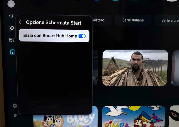 Attivare avvio Smart Hub accensione