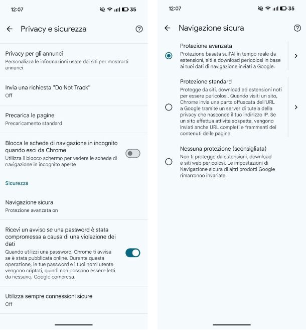 Come bloccare i siti indesiderati su Chrome per Android