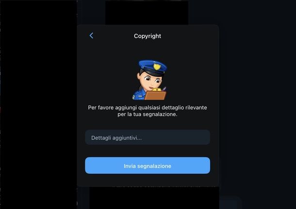 Segnalare canale Telegram Windows