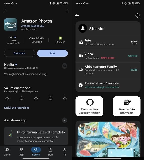 Scaricare Amazon Photos Android