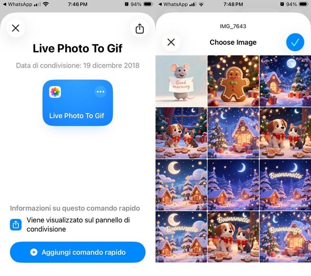 Comando Rapido Live Photo to GIF