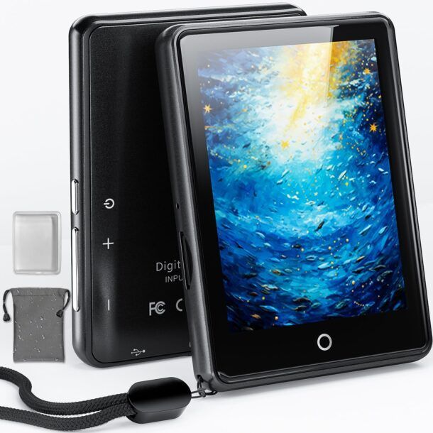 Custodia Rigida Per Lettore MP3 AiMoonsa 128 GB – In Nylon E EVA, Con Cinghia Da Polso, Per Viaggi