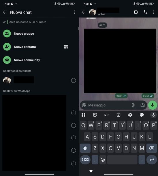 Iniziare chat con una ragazza che non conosco WhatsApp Android