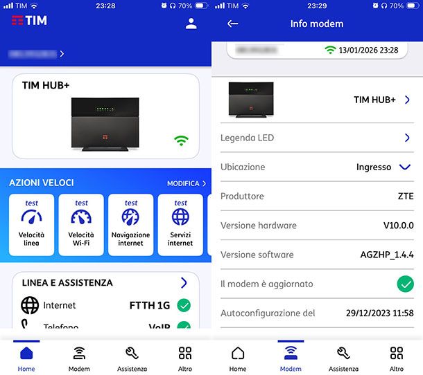 Come configurare TIM HUB da smartphone e tablet