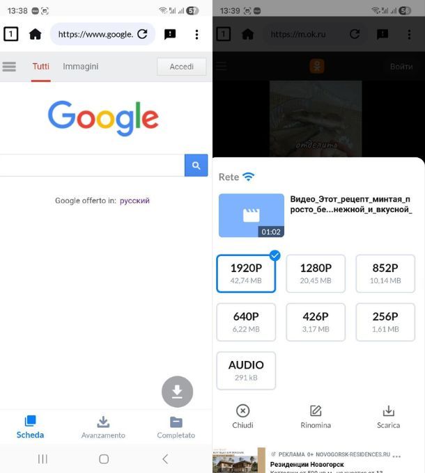 Come scaricare video da Ok.ru