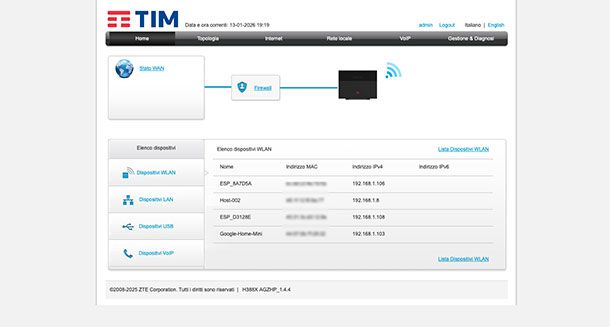 Come configurare TIM HUB