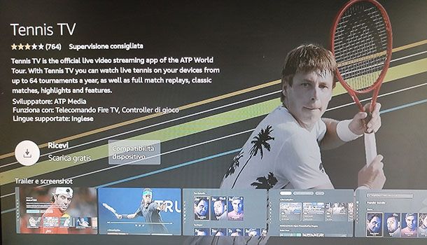 Ricevi app su Fire TV Stick