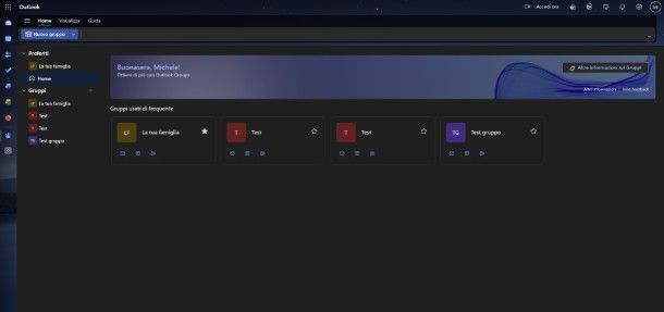 Gruppi Outlook.com