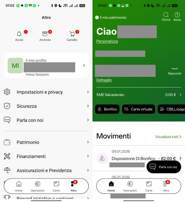App Intesa Sanpaolo Mobile