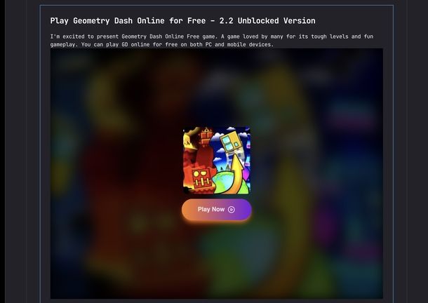 Geometry Dash online