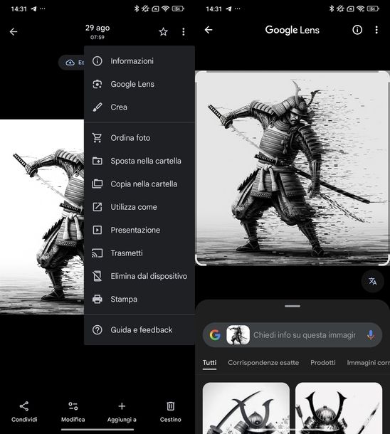 Cercare foto su Google dal cellulare Google Foto