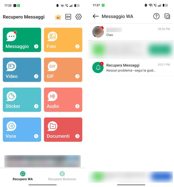 Recupera Messaggi Eliminati