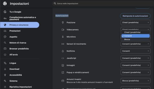 Attivare microfono su WhatsApp Web