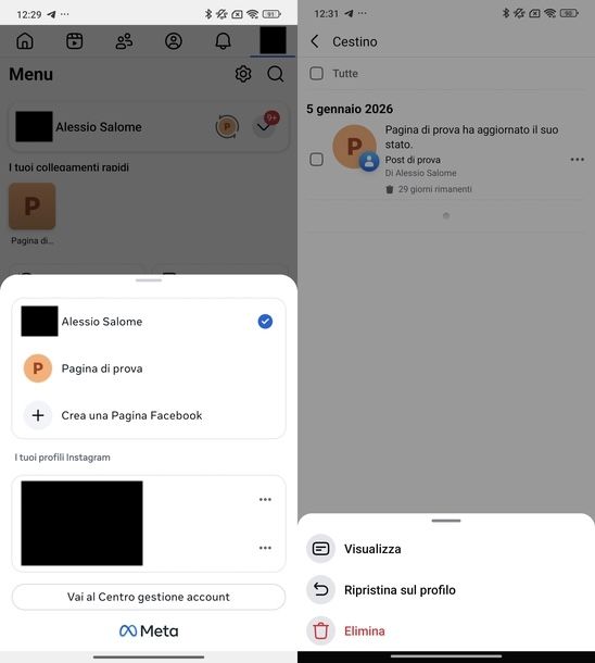 Recuperare post cancellato su pagina Facebook