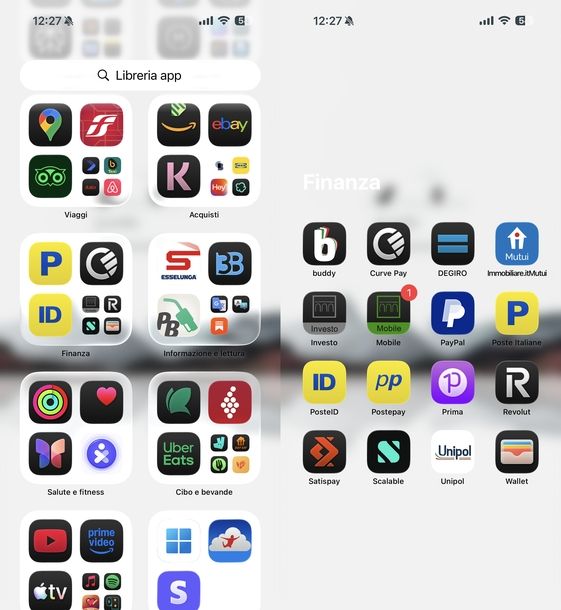 Ripristinare icona app Wallet su iPhone