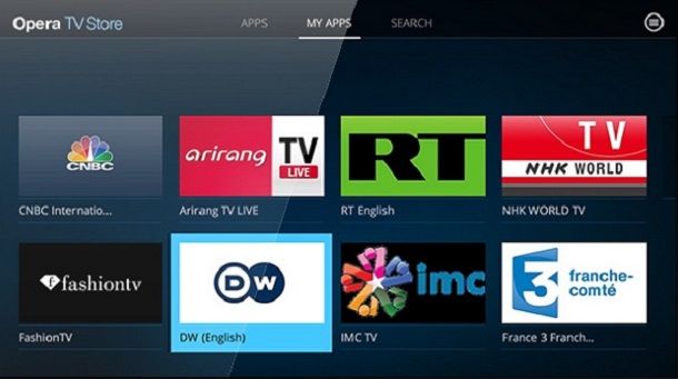 Scaricare app su Smart TV Sony non Android