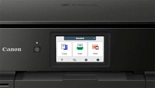 Stampante Canon con display touchscreen