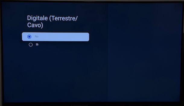 Impostare TG regionale TV Sony
