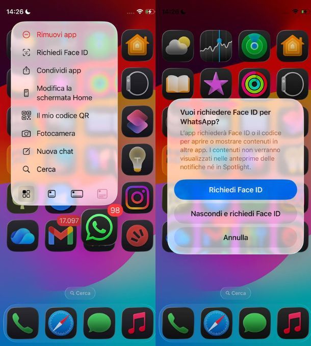 Come mettere la password alle applicazioni