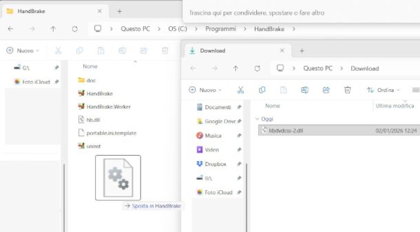 aggiunta libreria libdvdcss a Handbrake