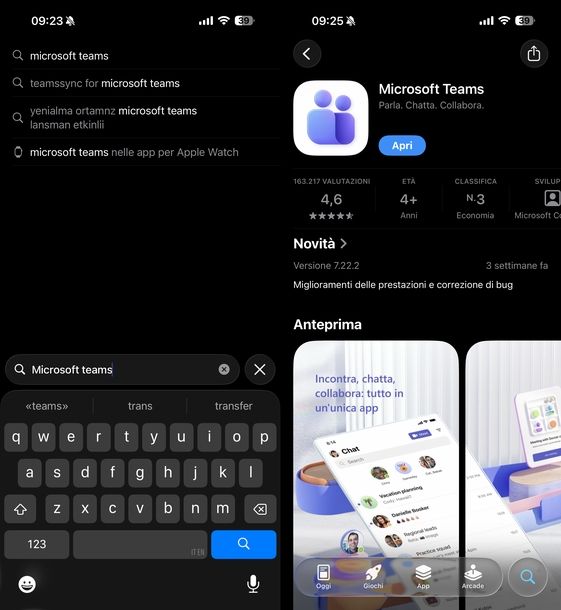 Scaricare Microsoft Teams iOS