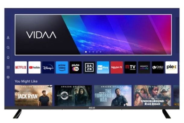 interfaccia Smart TV Akai con VIDAA OS