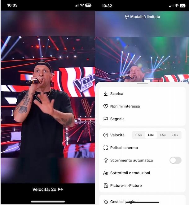 Come velocizzare video TikTok