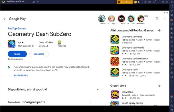 Geometry Dash BlueStacks