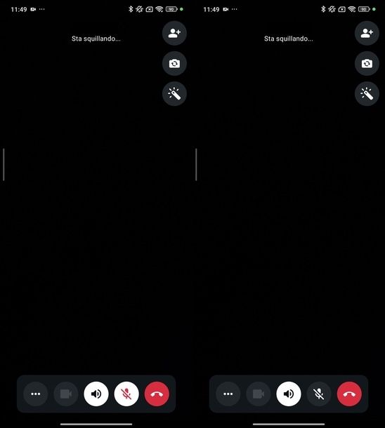 Attivare microfono videochiamate WhatsApp Android