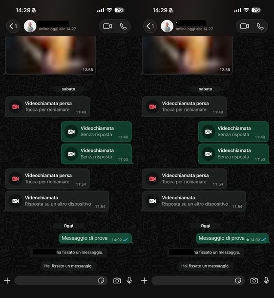 Contrassegnare messaggio come importante WhatsApp iOS
