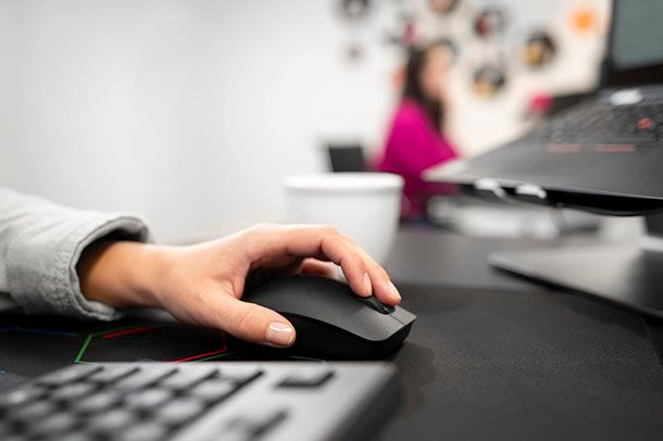 Mouse wireless per mancini