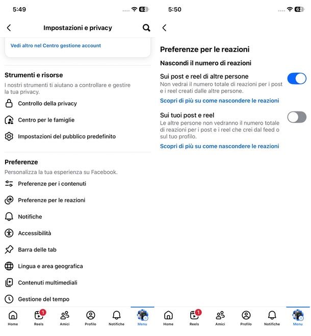 Nascondere Mi piace di altri Facebook app
