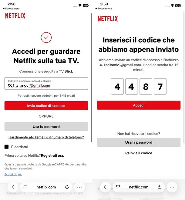 Netflix su TV senza password
