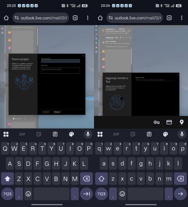 Outlook Web su Android