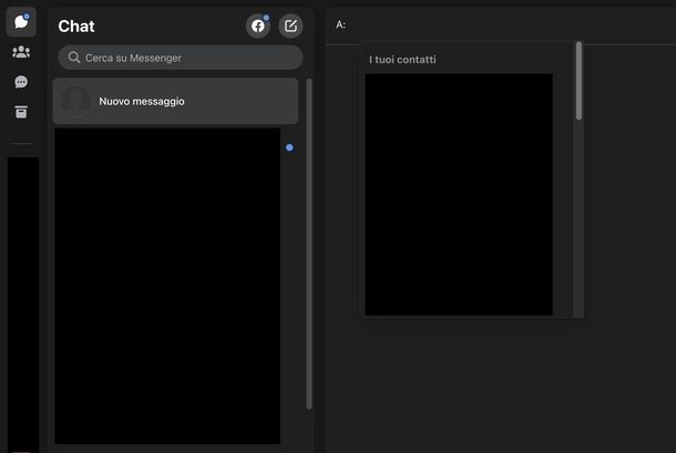 Iniziare chat con una ragazza che non conosco Messenger Web