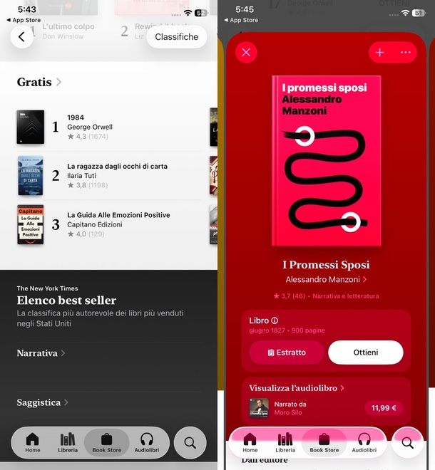 Libri iOS iPadOS