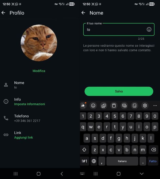 Che cos'è un account