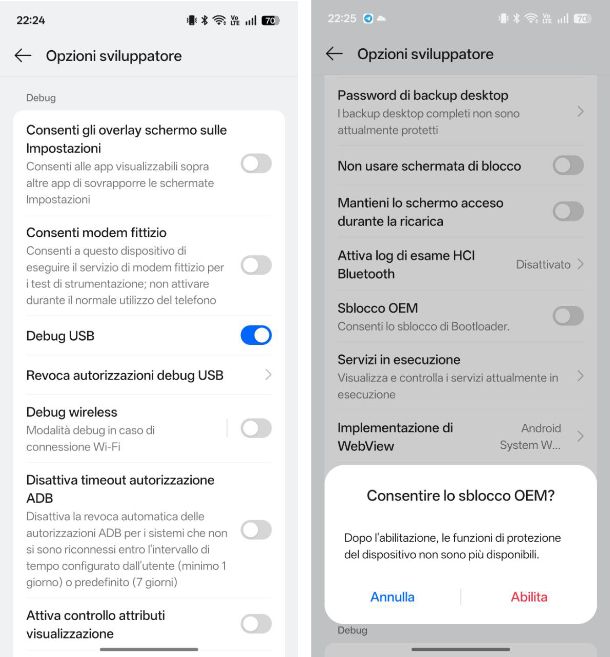 Sblocco del bootloader