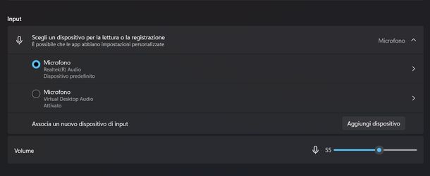 Attivare microfono su WhatsApp Windows