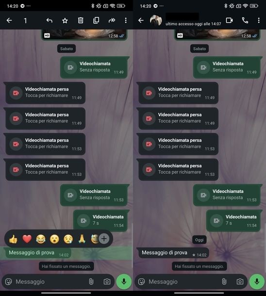 Contrassegnare messaggio come importante WhatsApp Android