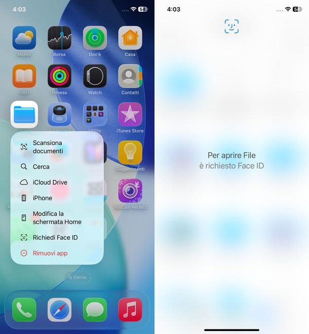 File con Face ID