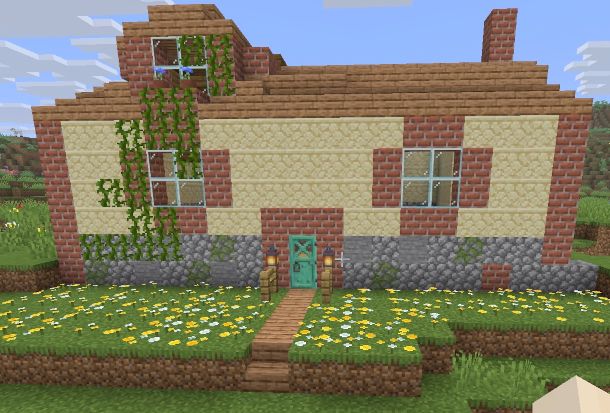 mura di una casa con decorazioni