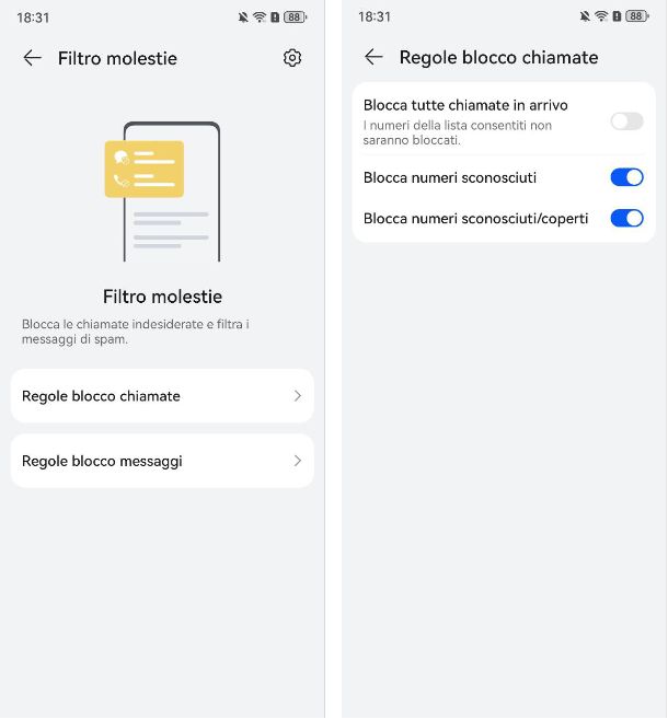 App per bloccare numeri sconosciuti Huawei