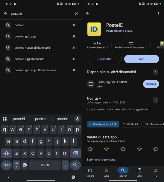 Scaricare app PosteID Android