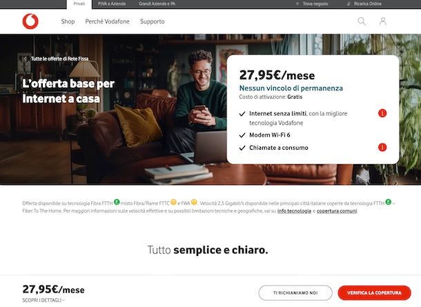 Offerta Vodafone 